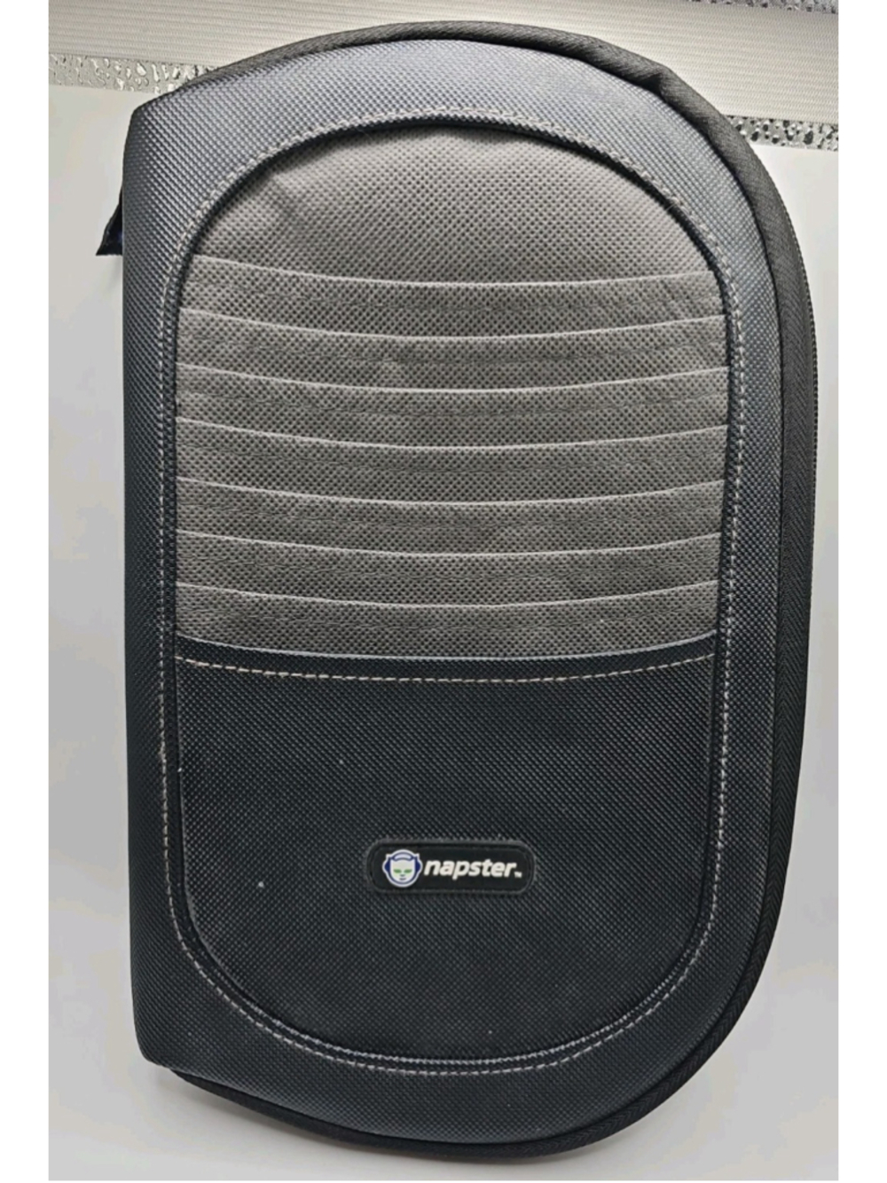 Vintage 2004 Napster CD Case DVD Disc Storage Zip Pouch 2000s Y2K Portable Car